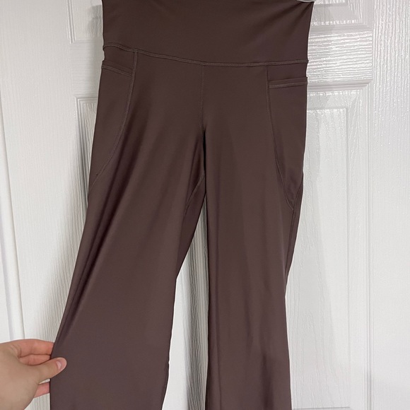 long grey flared active pants - Picture 2 of 5